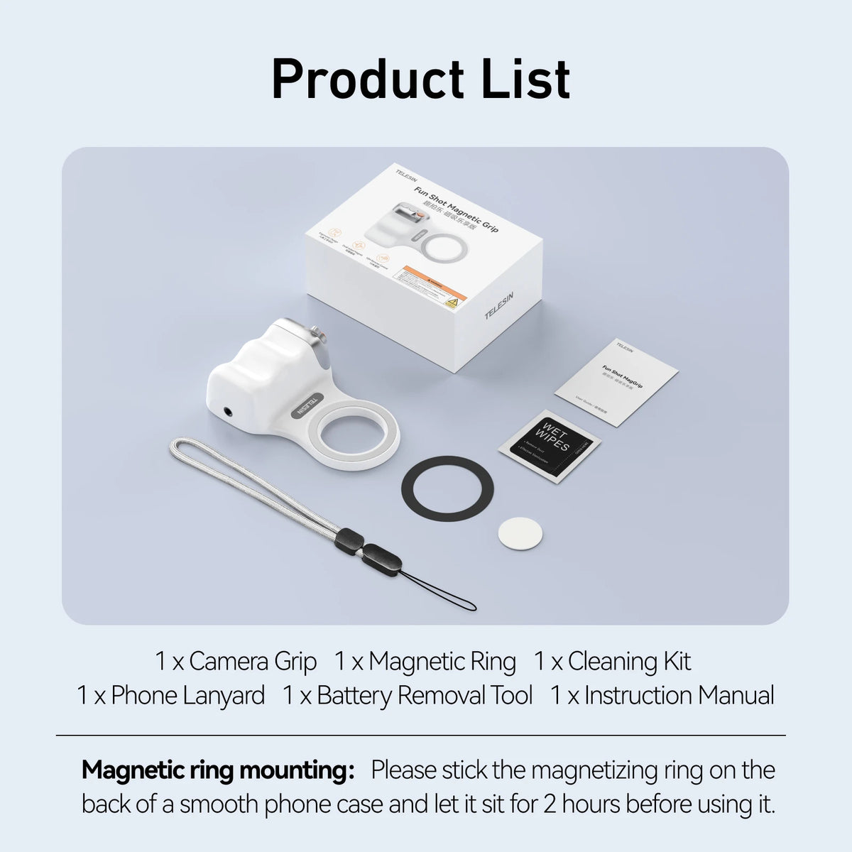 GripShot Magnetic Pro – MagSafe Camera Grip