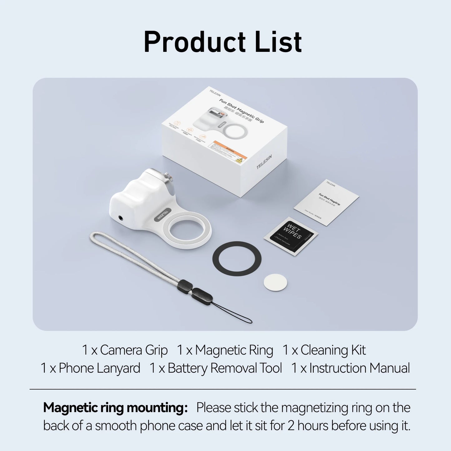 GripShot Magnetic Pro – MagSafe Camera Grip