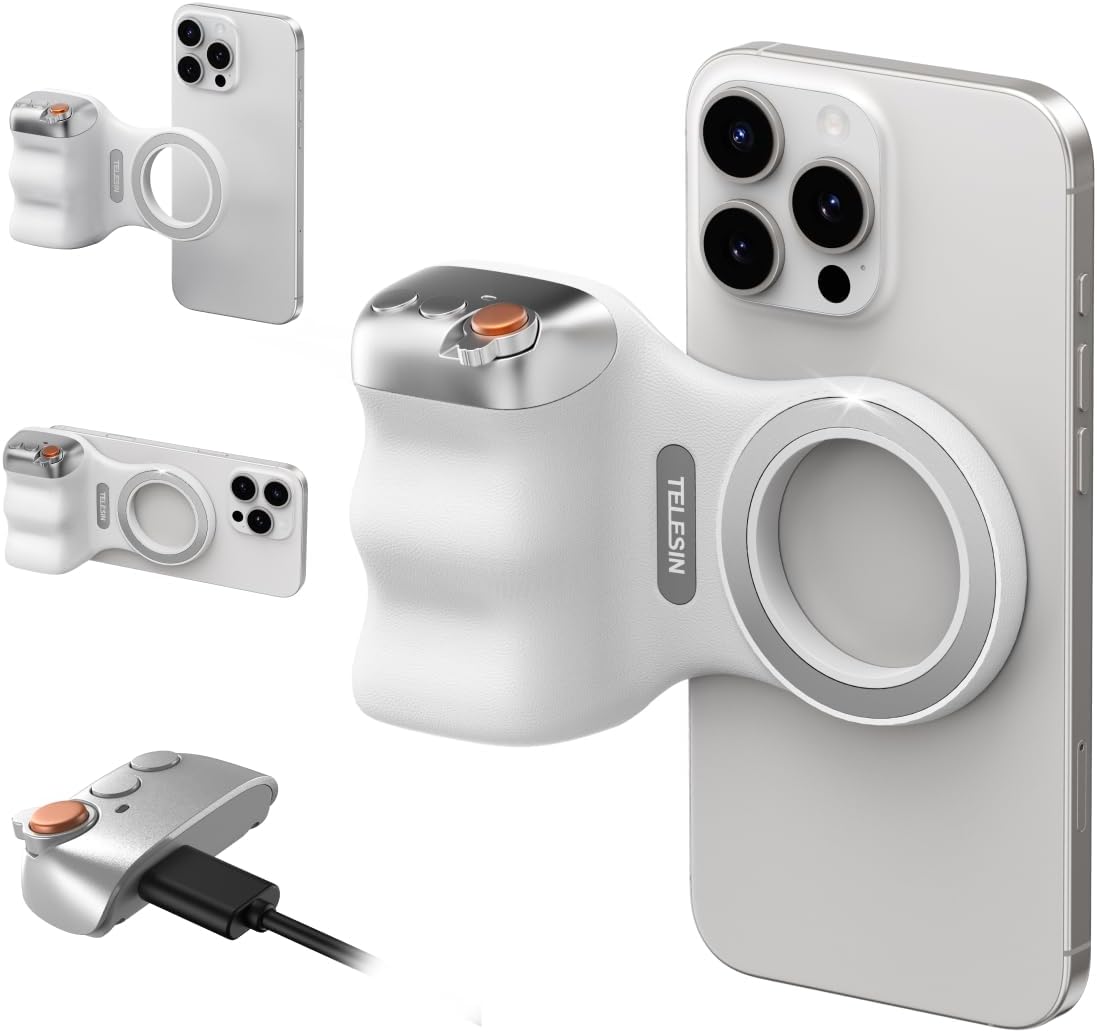 Magnetic Pro Camera Phone Grip